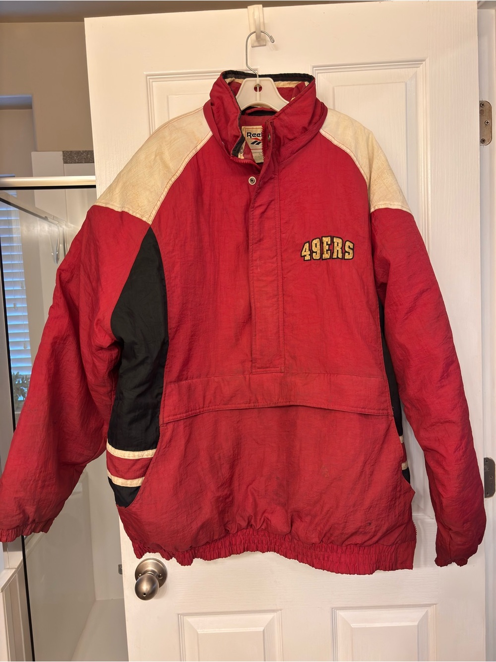 Vintage San Francisco 49ers Red Puffer Jacket
